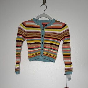 Missoni for Target kids multi-striped cardigan NWT